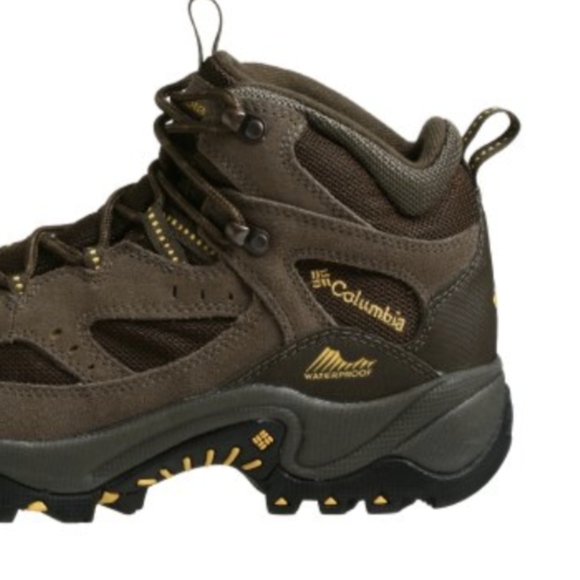 Columbia Hiking Boot, brown Waterproof Leather mens size 7.5, Winter Boot - Picture 6 of 14